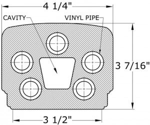 Royal Corinthian Stone Polymer Top Rail Price $31/foot