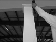 Installation of Poly-Classic Craftsman column