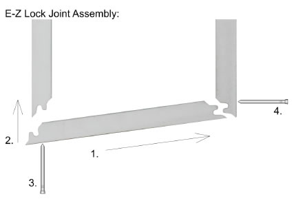Installation Diagram for PVC Column Wraps