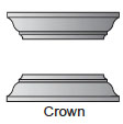 Crown cap and base for square, non-tapered craftsman column available from CheapColumn.com