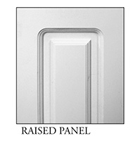 Raised panel for square, non-tapered craftsmand column